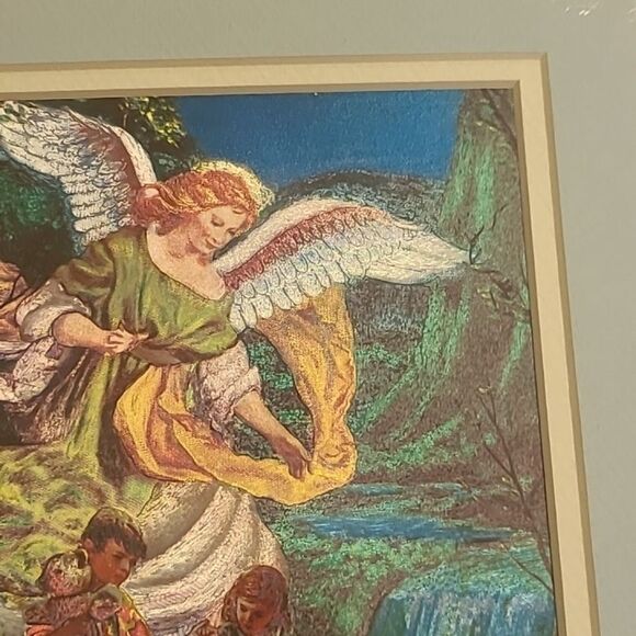 Guardian Angel Art Print with Children - Multicolor - Picture 3 of 8